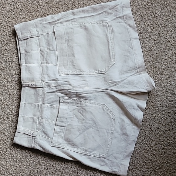 Maeve Anthropologie Colette Linen Shorts. Size 28. Cream. - Picture 6 of 11